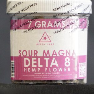 DELTA 8 “SOUR MAGNA” DELTA 8 HEMP FLOWER – 7GR